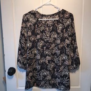 Rose & Olive Floral Blouse